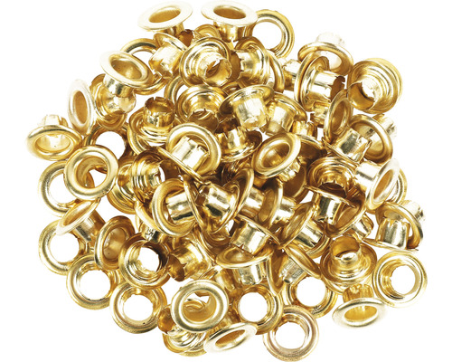 Ringetjes, binnendiameter 6 mm, verchroomd staal, 100 stuks