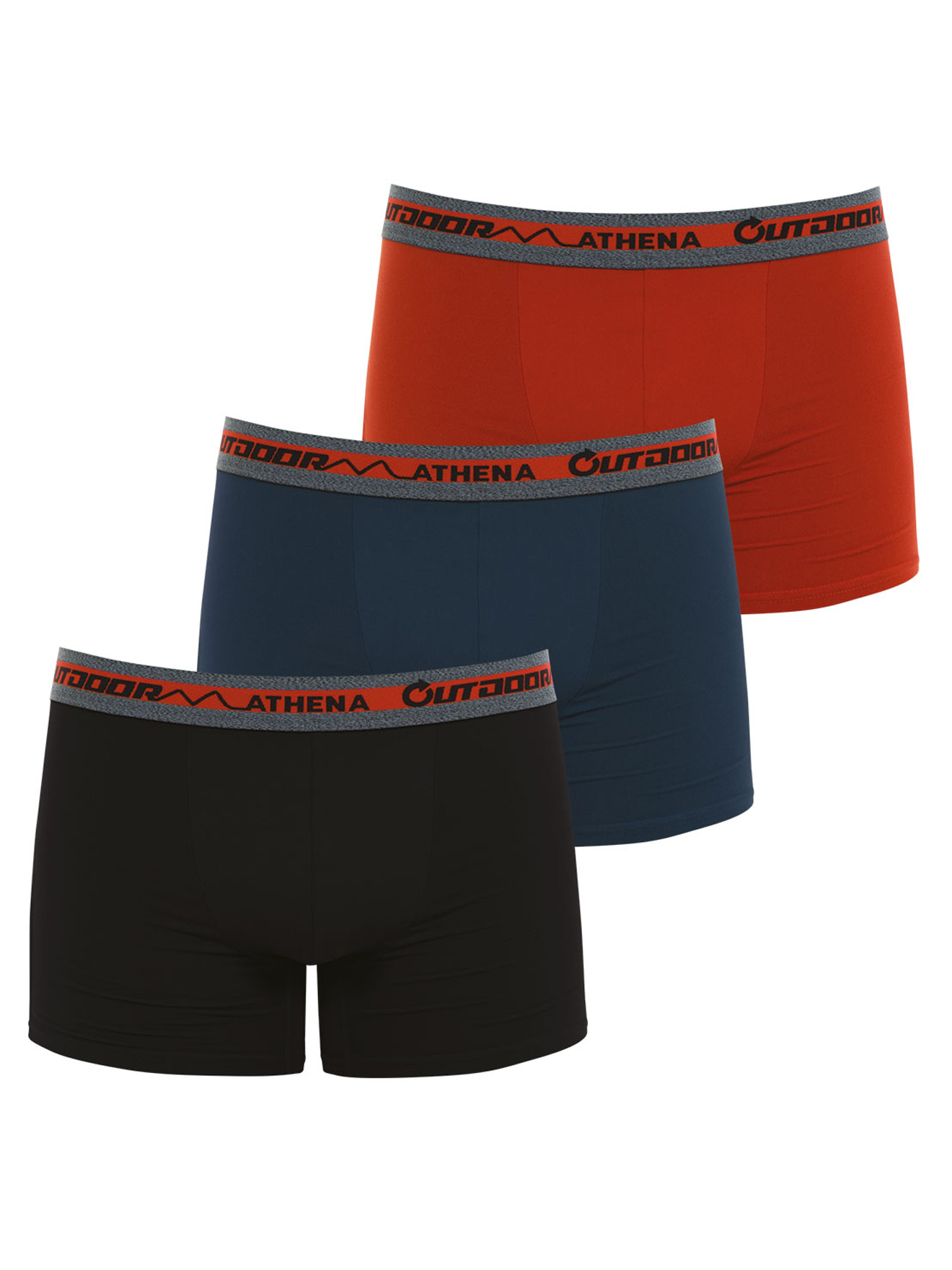 Lot de 3 boxers recyclé homme Outdoor