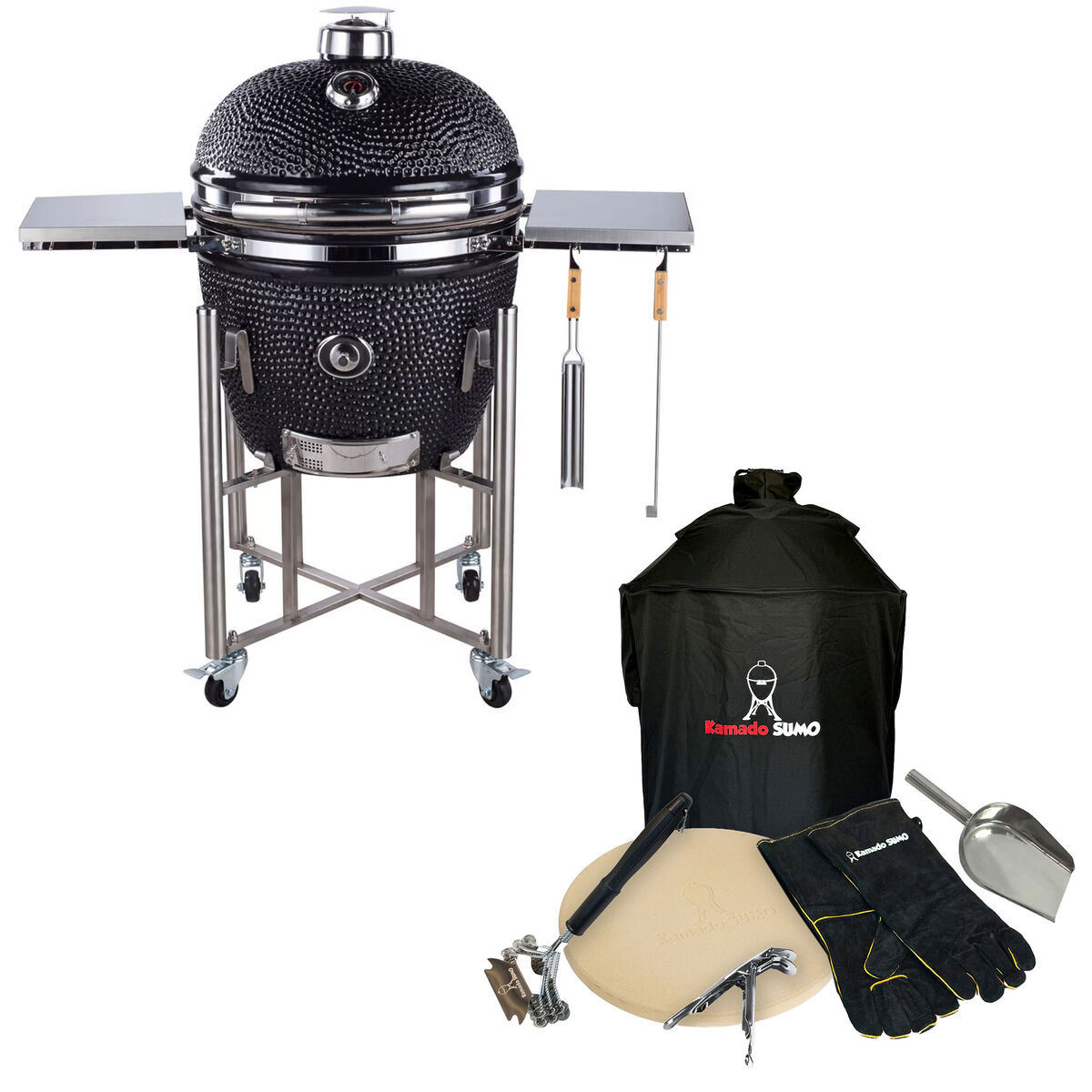 Kamado Sumo Signature Pro kullgrill + tilbehørspakke
