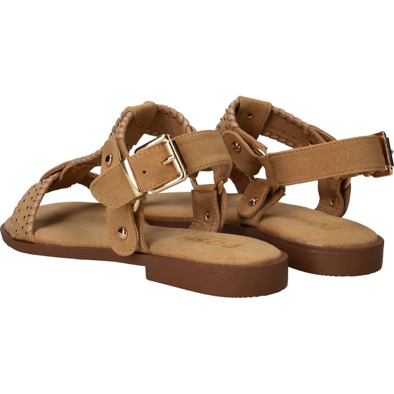 POSH by Poelman Sandalen Beige Dames