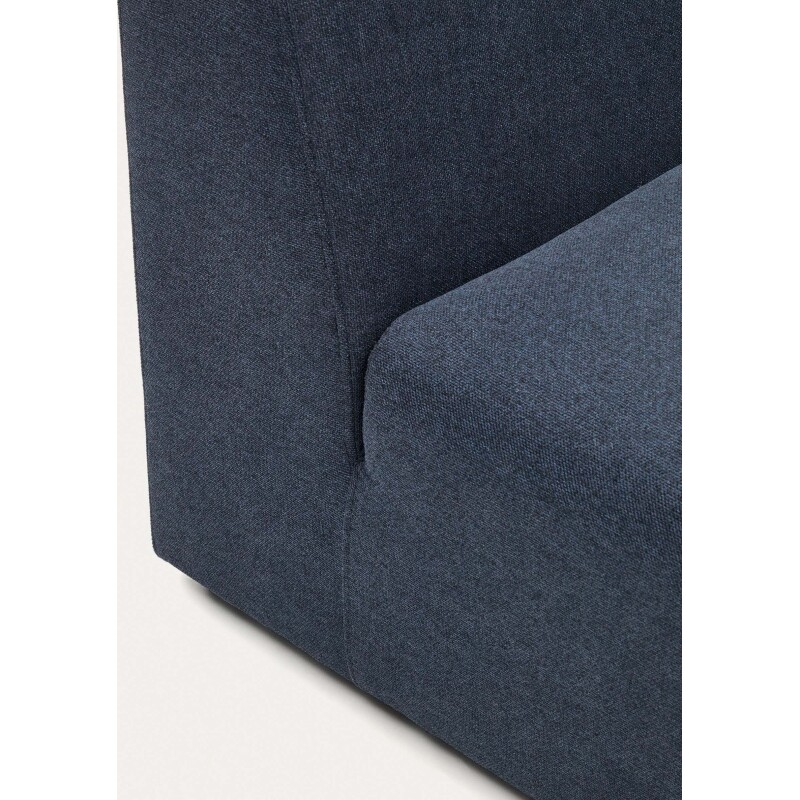 Module Neom méridienne tissu bleu L.152 x P.75 cm