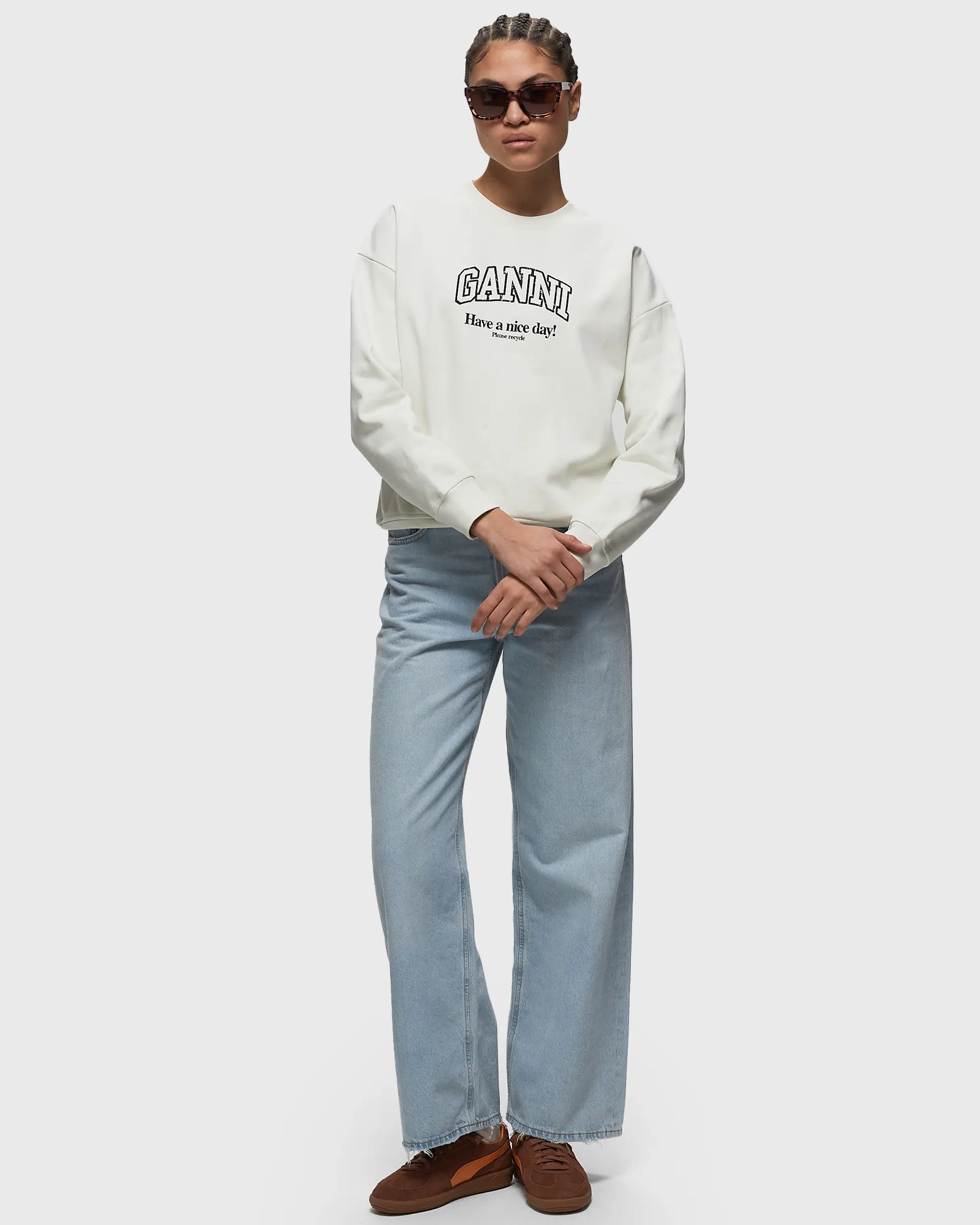 Ganni Isoli Ganni Oversized Sweatshirt