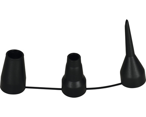 Bandenvulset Pattfield bandenspanningspistool met manometer 12-delig.