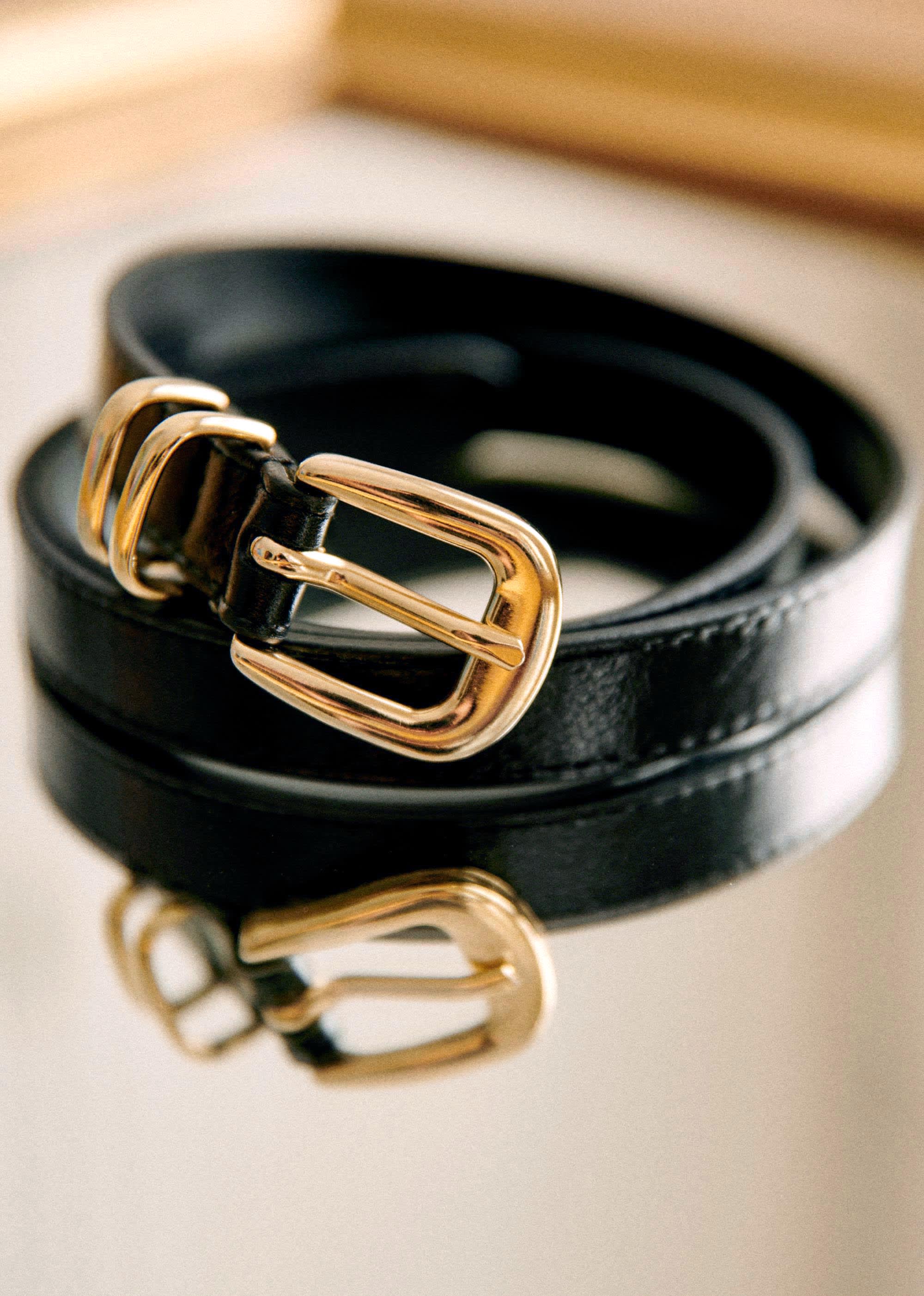 Ceinture Livie - Noir Vernis - E-SHOP/CEINTURES 5905890