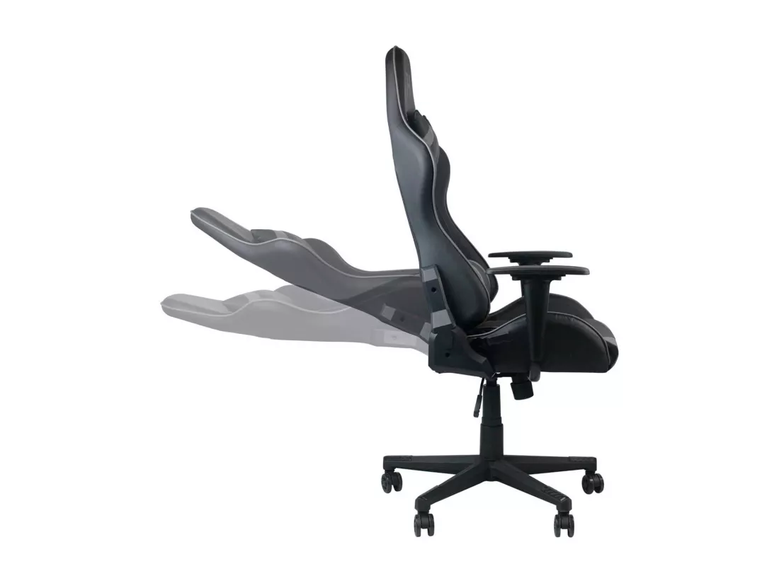 Chaise de jeu Decode 73x68x136cm noir/gris Thinia Home