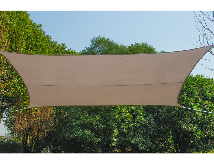 Practo Garden - Schaduwzeil - Rechthoek - Polyester - 3 x 4 m - Taupe