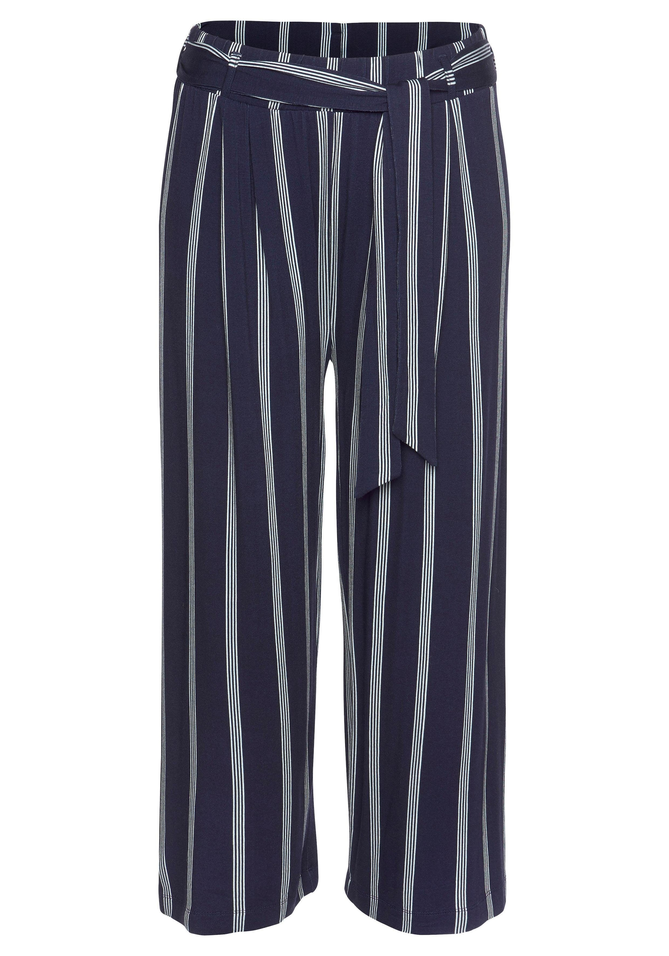 LASCANA Culotte  in Paperbag-Form, luftige Jerseyhose, casual