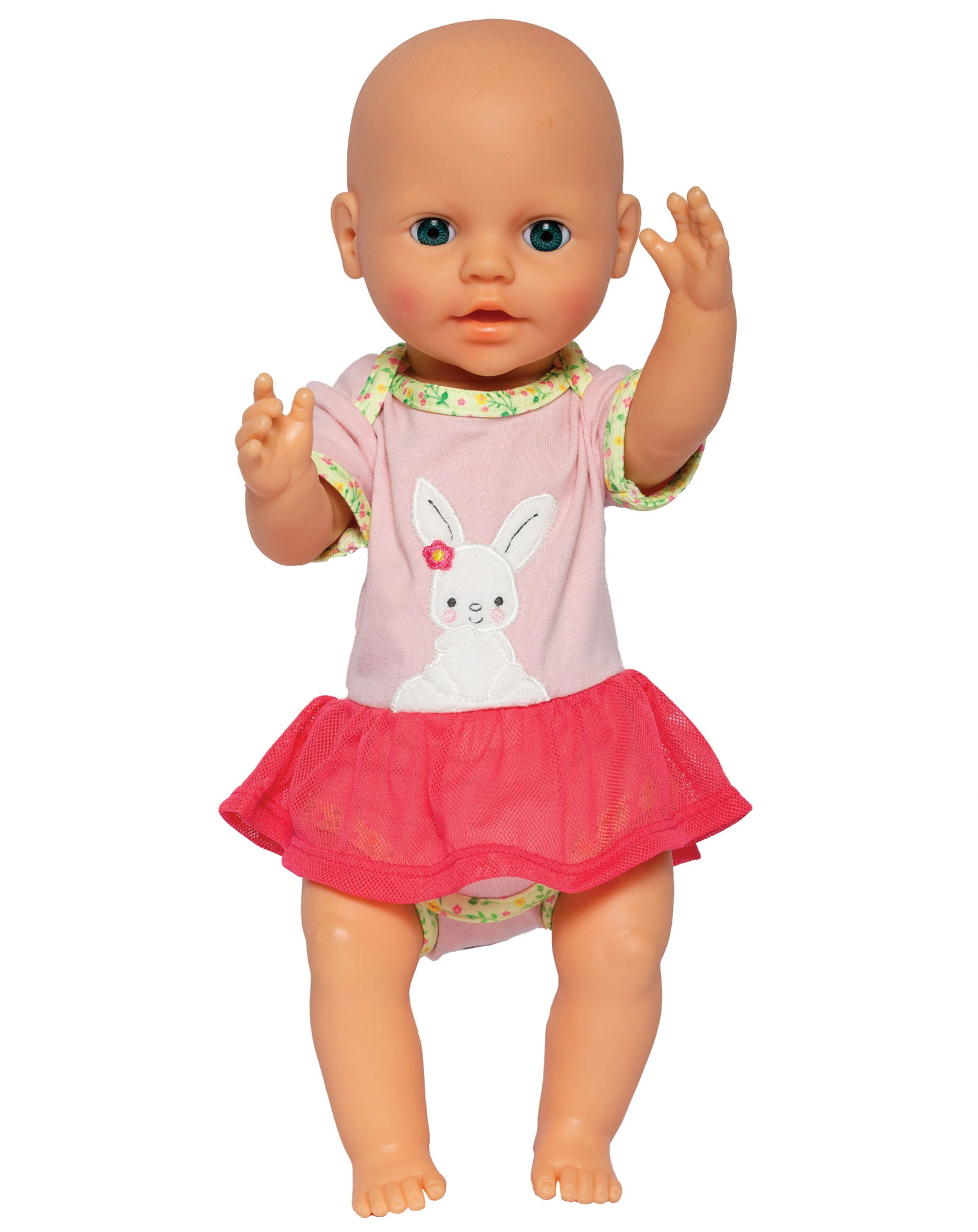 Puppen-Body BUNNY LOU mit Tutu (28-35cm) in rosa