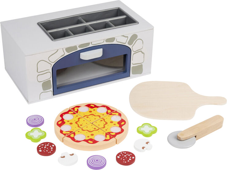 Baby Buddy BUDDY JR PIZZAOVN I TRÆ Grå & multi