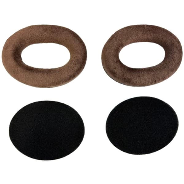 INF Øreputer i velur til Sennheiser HD598 HD599 569 559, 1 par brune