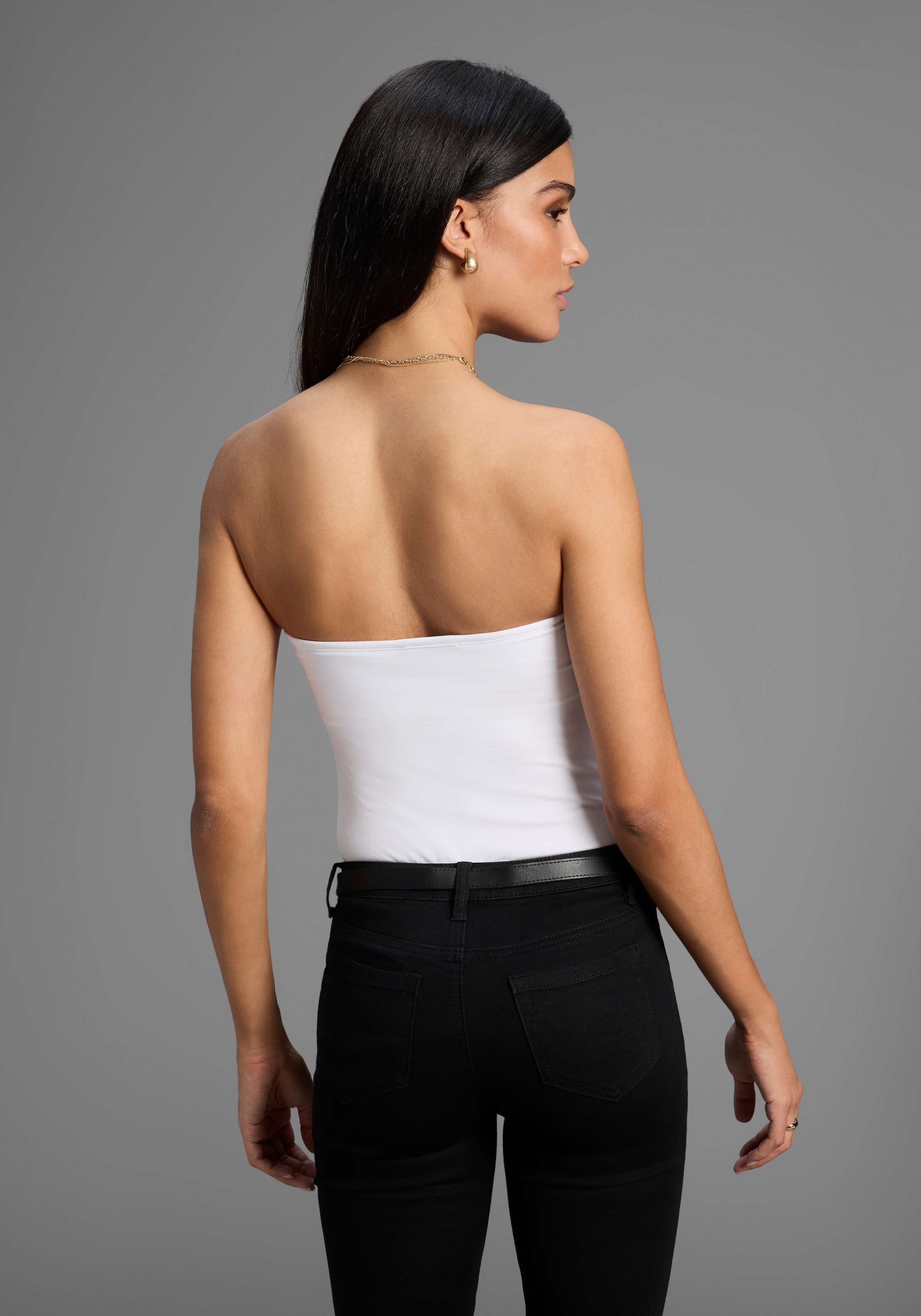 Melrose Bandeautop, 2 Stk. figurbetonter Schnitt