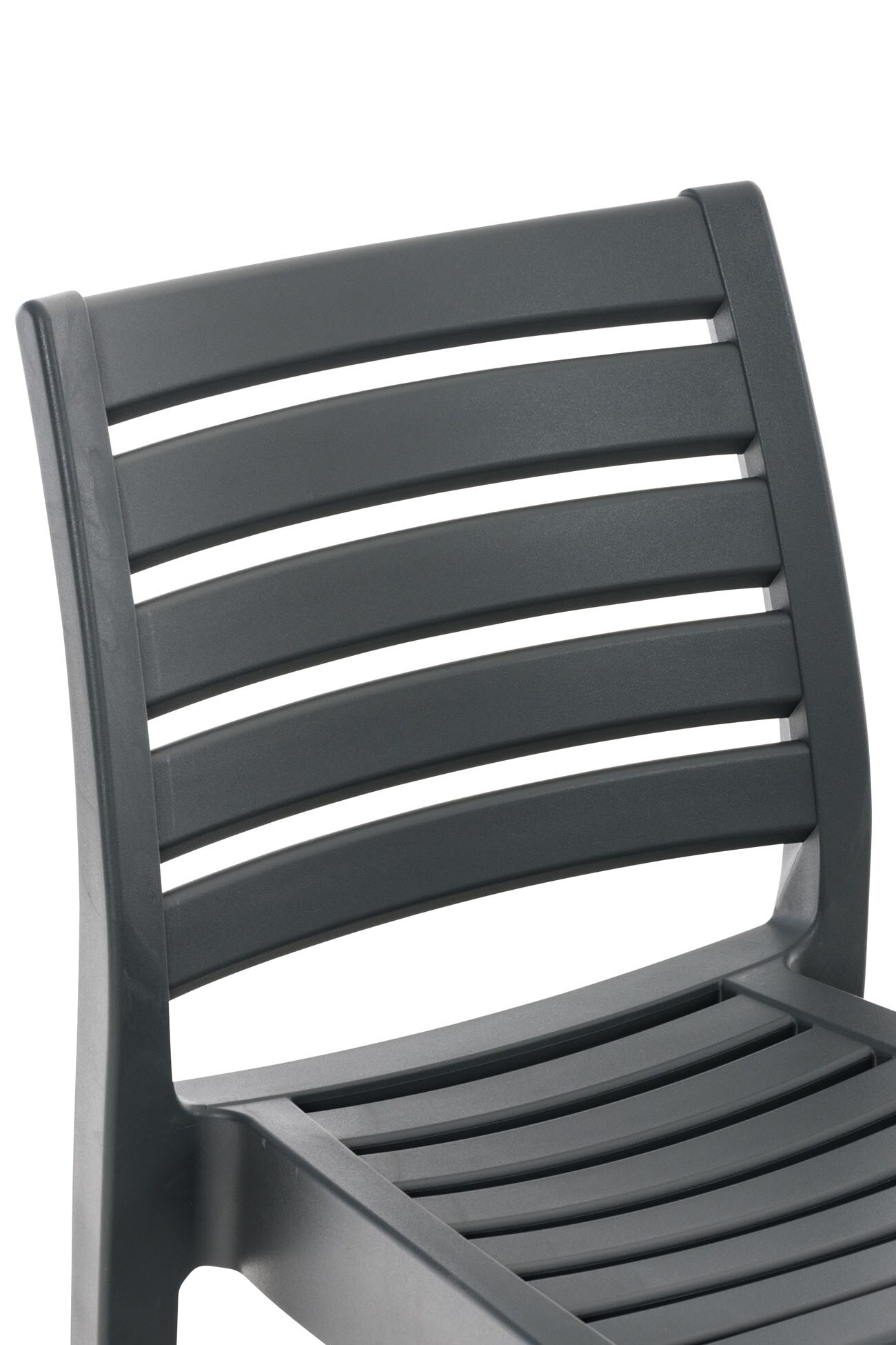 CLP 2er Set Outdoor-Barhocker Ares Mit Fußstütze I Stapelbare Tresenhocker In Rattan-Optik