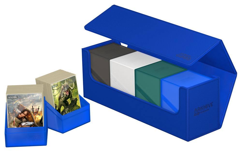 Kartenbox XenoSkin Arkhive Monocolor 400+ BlauHochwertige Box für Sammelkarten in Standardgrösse