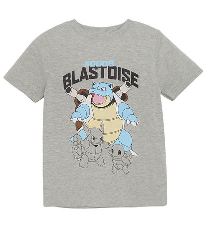 Minymo T-shirt - Pok?mon - Grey Melange