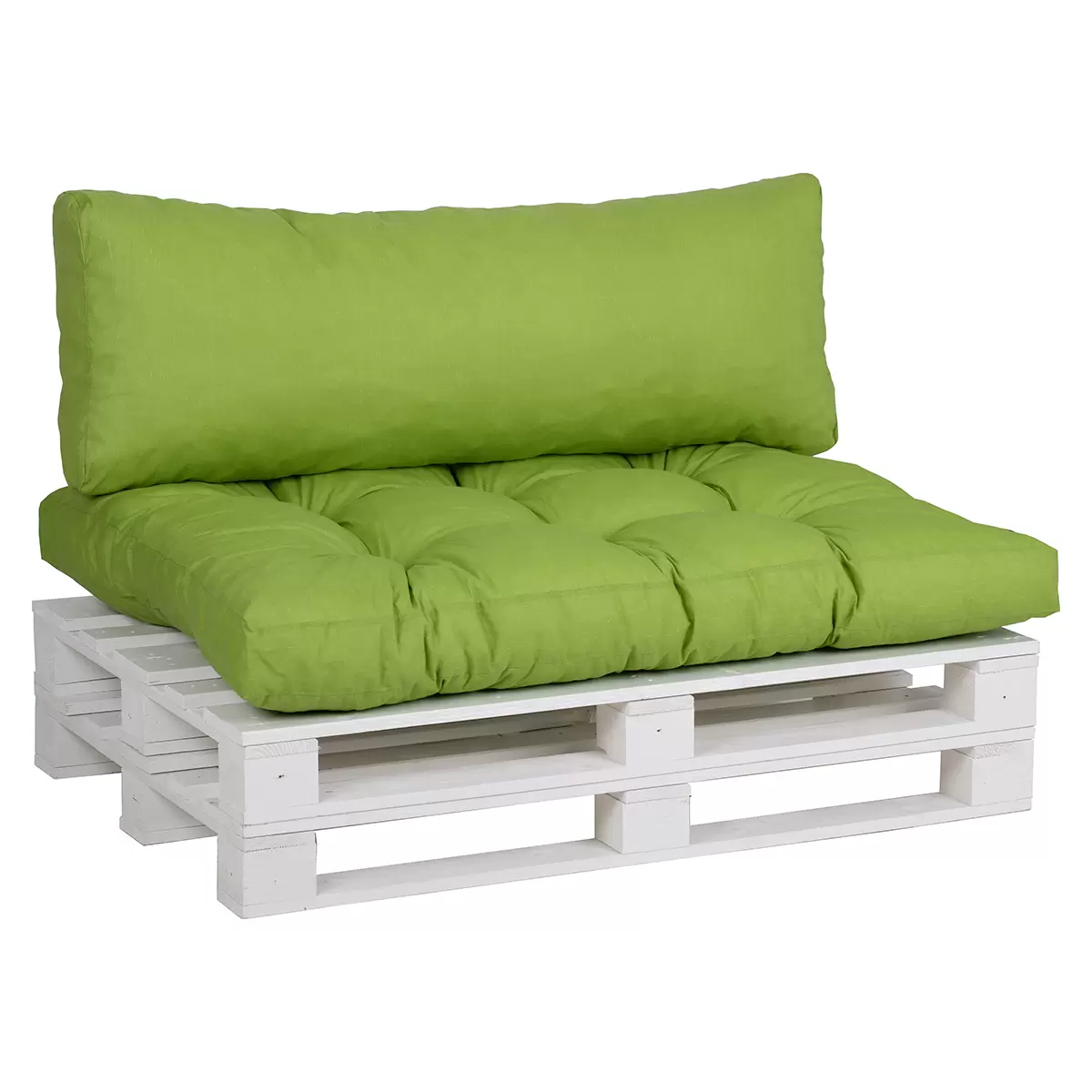 Paletten-Kissen Paletti 40x120x18 grün