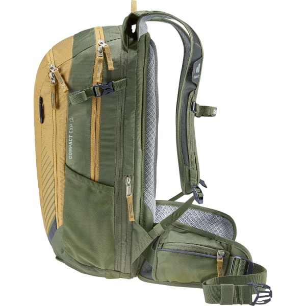 Sac à dos VTT DEUTER COMPACT EXP 14 CARAMEL/KHAKI