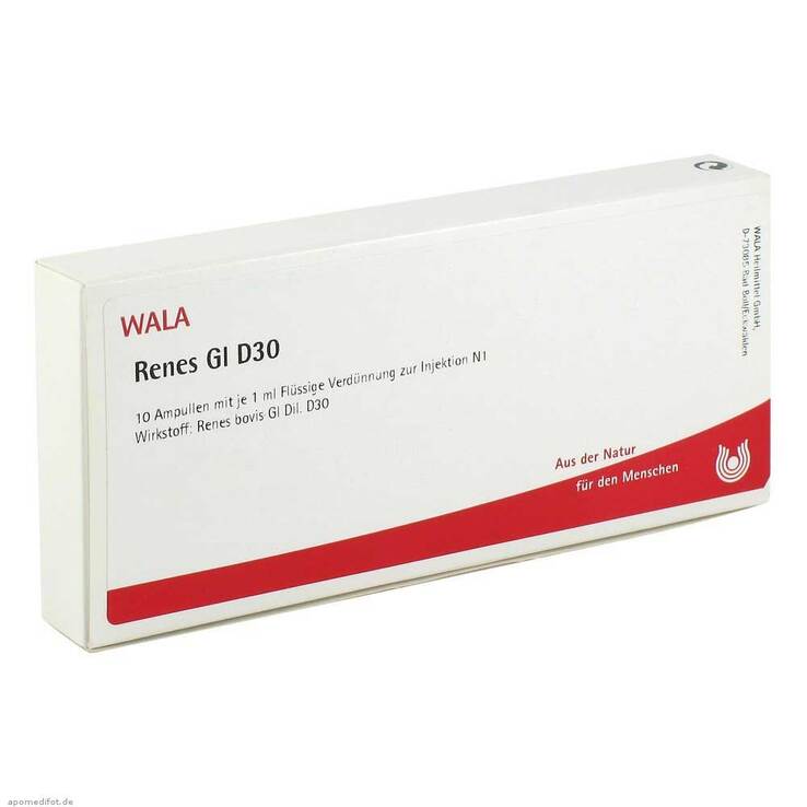 Renes GL D 30 Ampullen, 10X1 ml