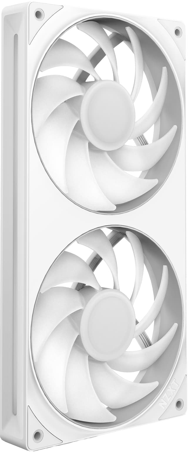 NZXT F240 RGB Core 240mm Unibody blæser (hvid)