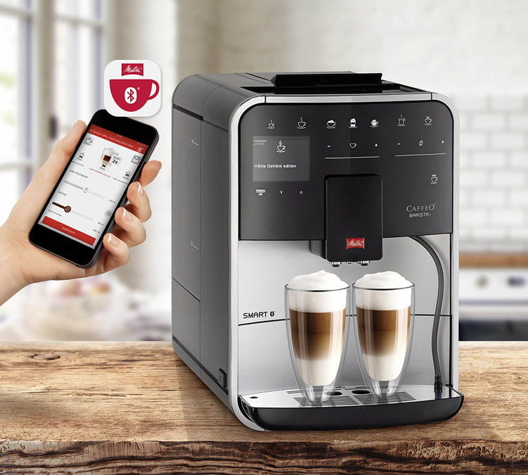 Melitta Barista T Smart Connectée Argent (sans réservoir lait) F831-101 Coloris:Argent