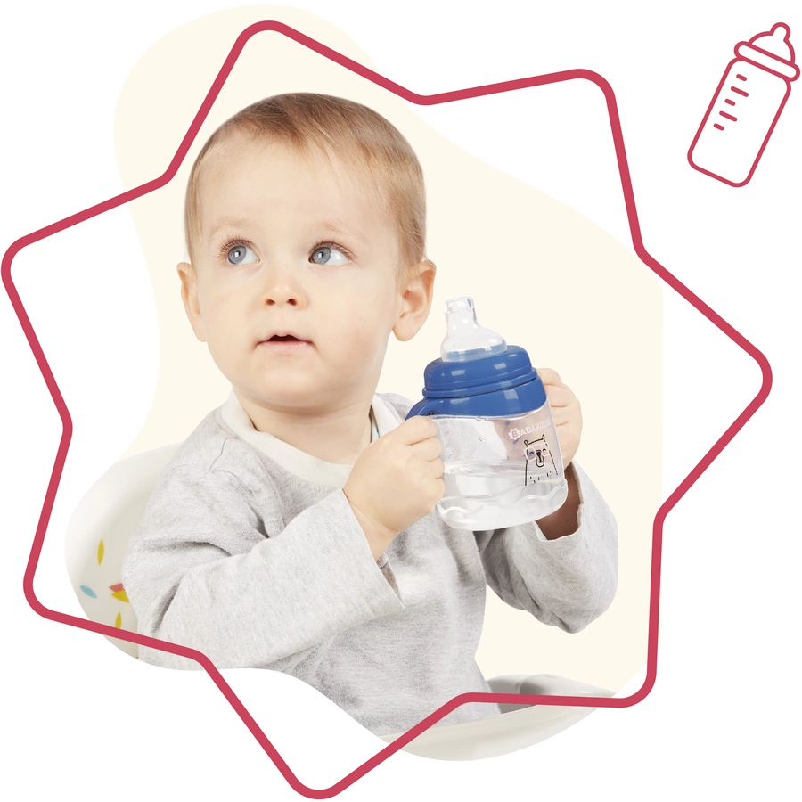 badabulle Trinkbecher mit Tropf-Stopp 160ml