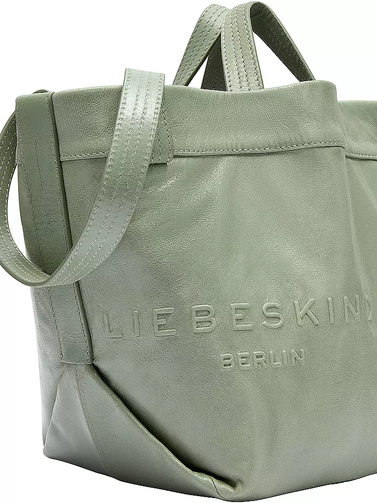 LIEBESKIND BERLIN Ledertasche - Shopper ELVIRA Small hellgrün