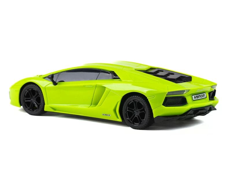 TEC-TOY Auto Lamborghini Aventador LP 700-4 mit Licht, Grün Ferngesteuerter Sportwagen mit Licht für Kinder ab 6 Jahren