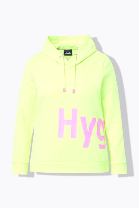 Hoodie, Wording Print, Kapuze, Langarm, OEKO-TEX