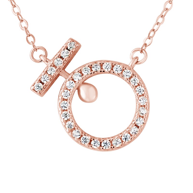 Collier CERCLE - Oxydes de zirconium - Argent 925