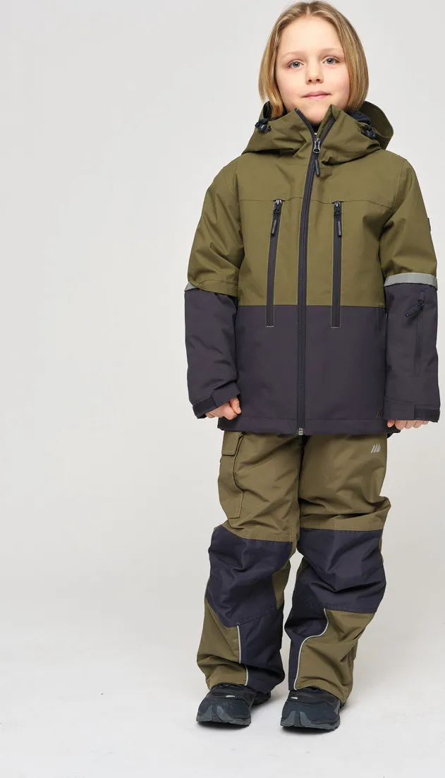 Skogstad Juniors' Flisegga 2-Layer Jacket Ivy Green
