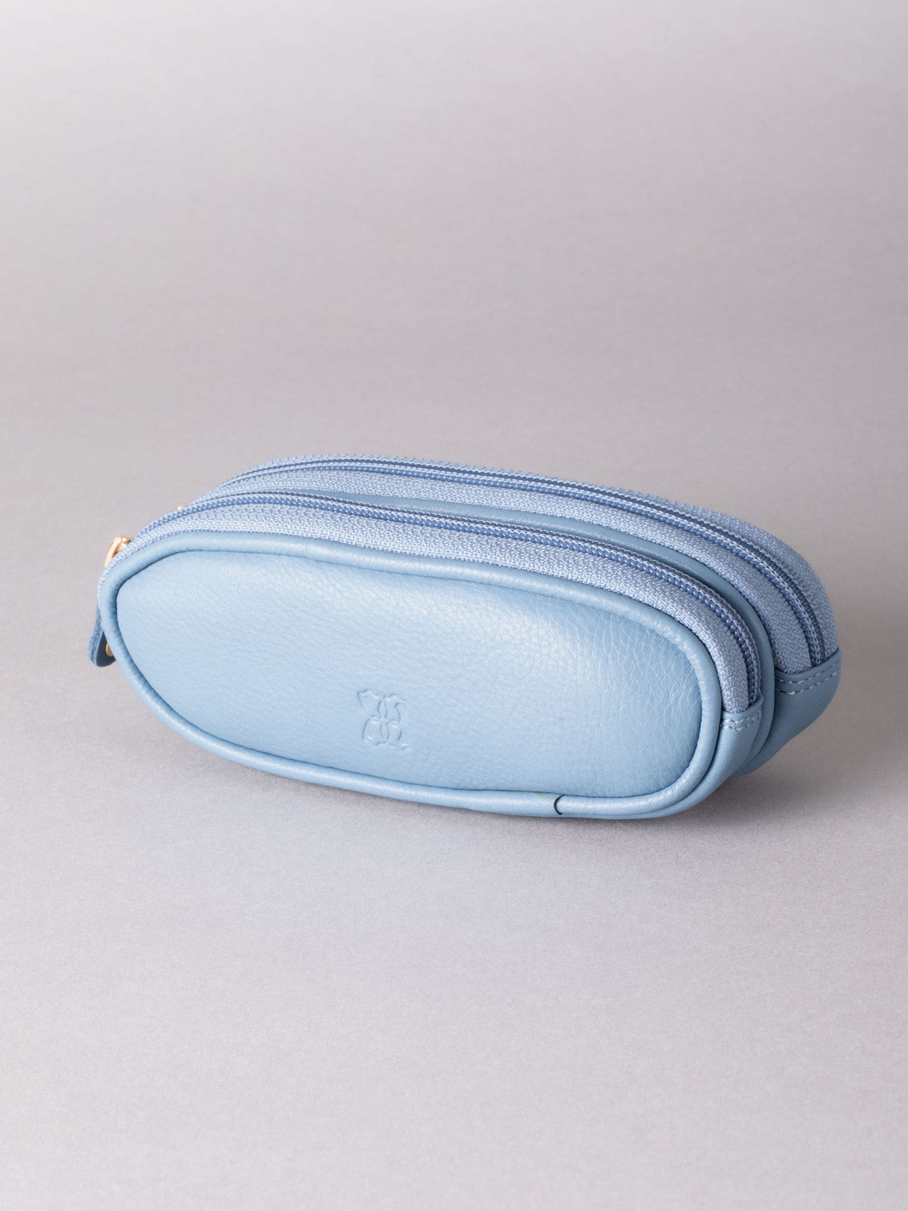 Hemelsblauw - Lakeland Leather dubbele brillenkoker