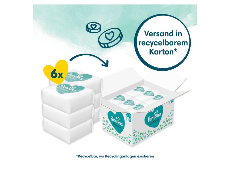 Pampers Windeln Harmonie Maxi Grösse 4 Monatsbox 9-14 kg, 174 Stück