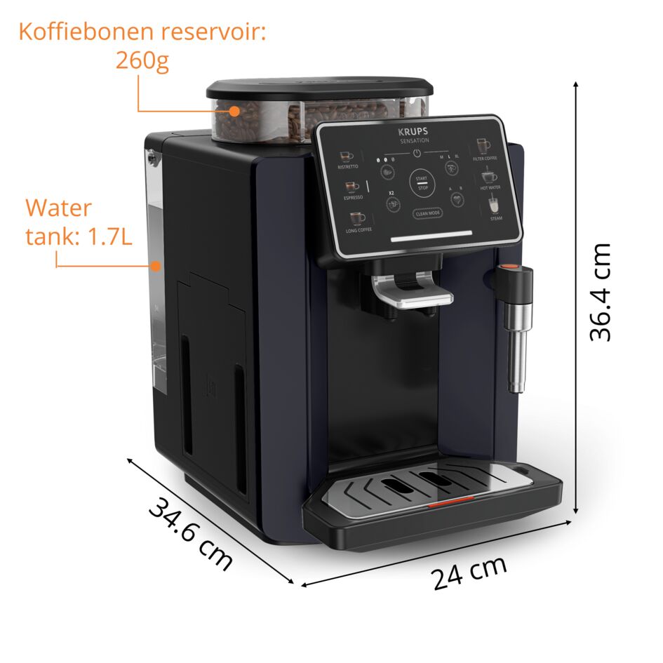 Sensation EA910B volautomatische koffiemachine