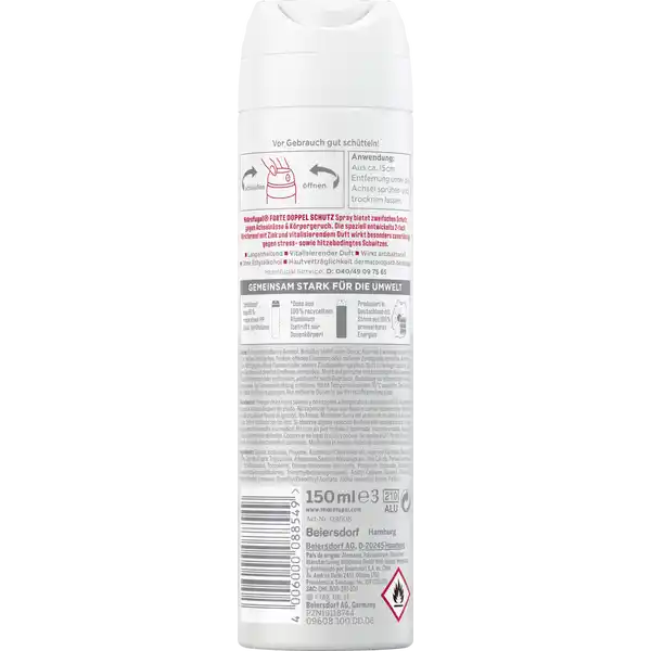 Forte Doppelschutz Anti-Transpirant Spray