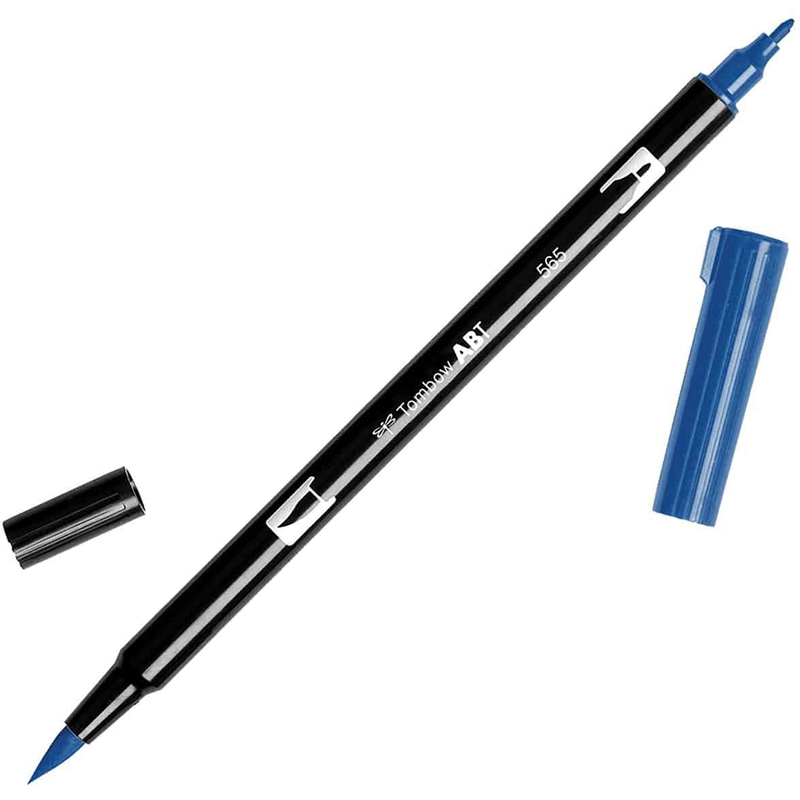 Tombow Pinselstift Dual Brush Pen ABT, 565 - deep blue