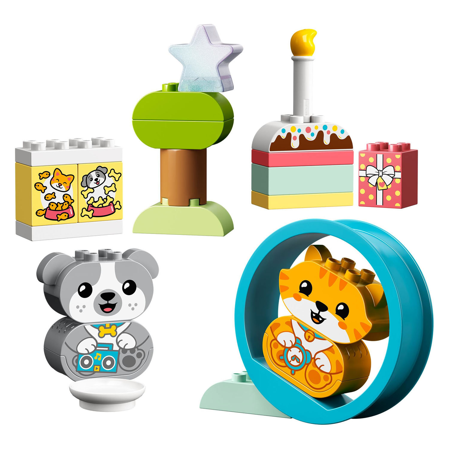 LEGO DUPLO 10977 Mijn Eerste Puppy & Kitten met Geluiden