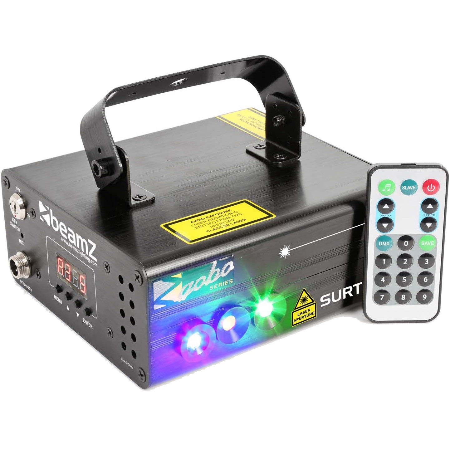 BeamZ SURTUR II GOBO laser 3 Watt blauwe LED