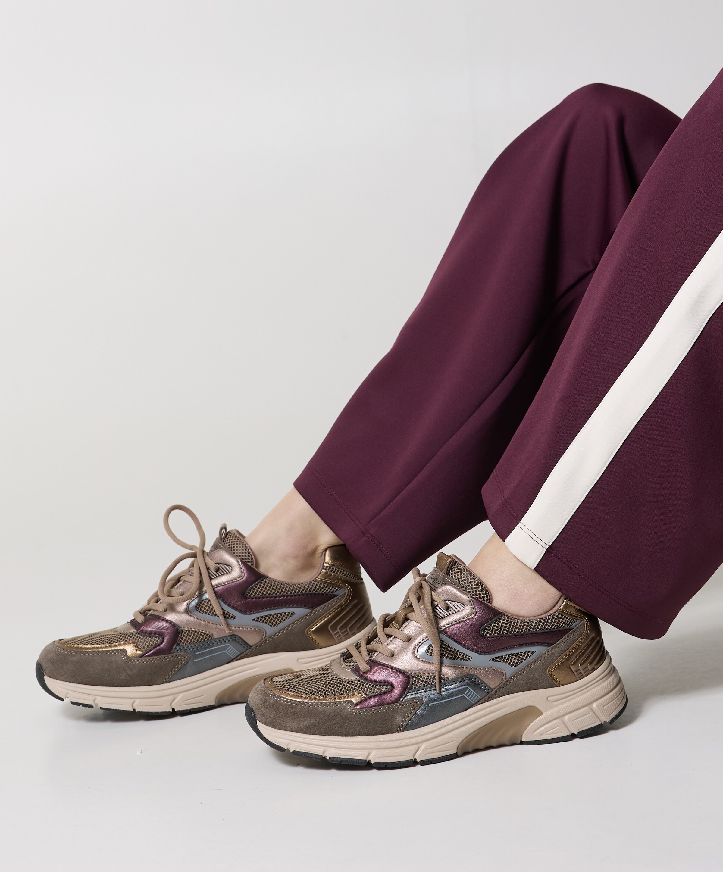 Gabor dames sneakers bruin
