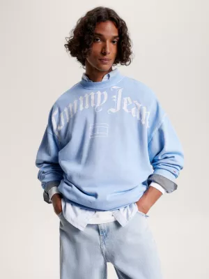 Moletom Relaxed Fit com Logo