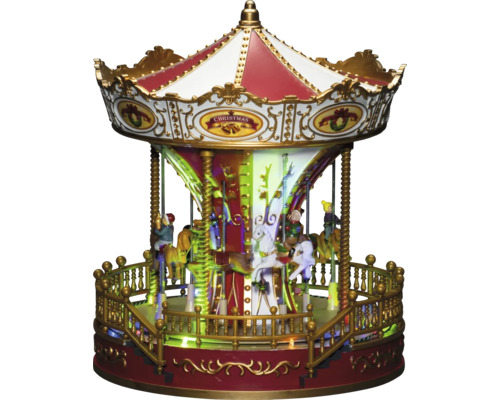 LED-landschap kindercarrousel Konstsmide lichtkleur veelkleurig