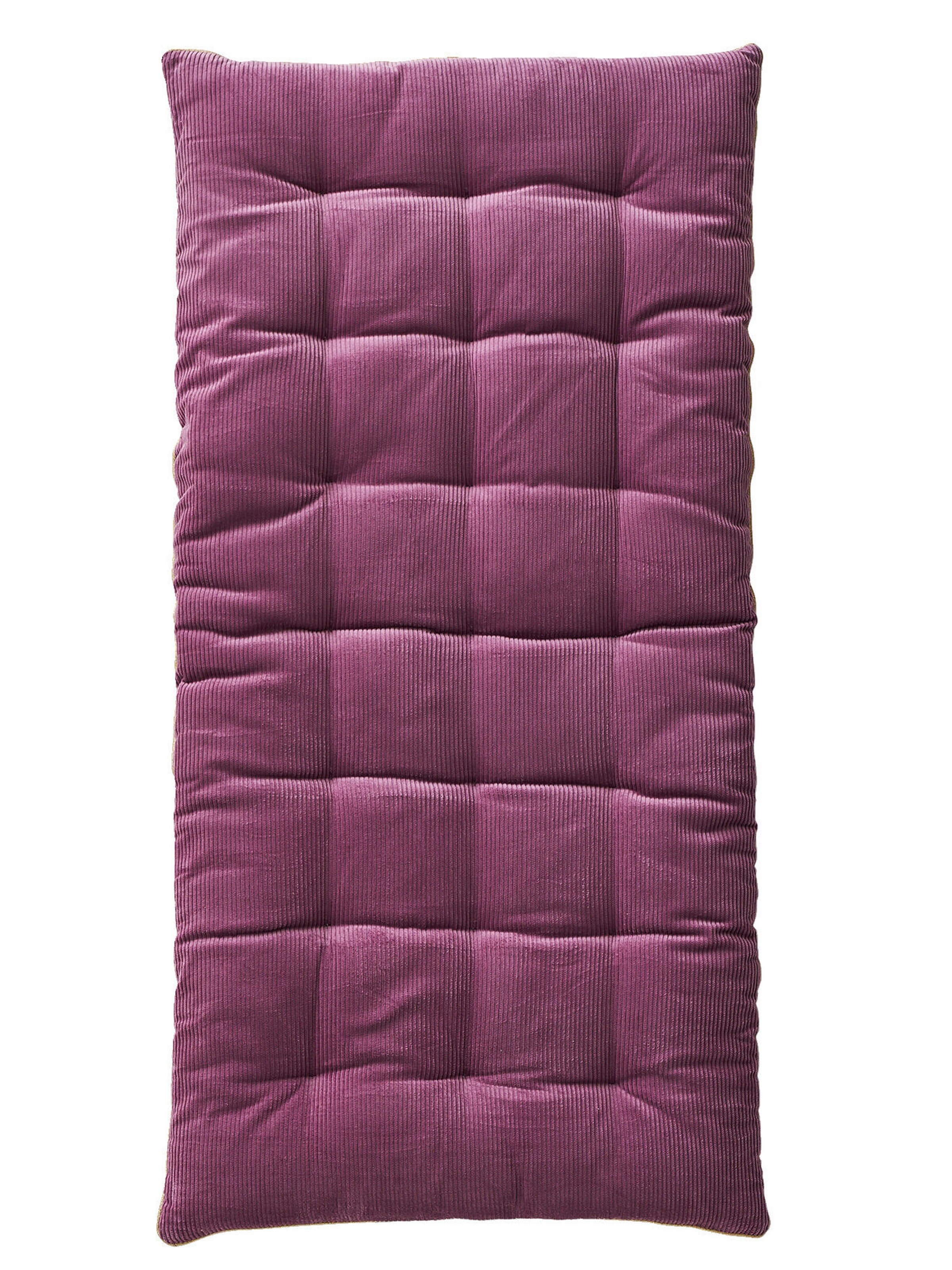 Vertbaudet Kinderzimmer Bodenmatratze WUNDERLAND, wendbar aubergine