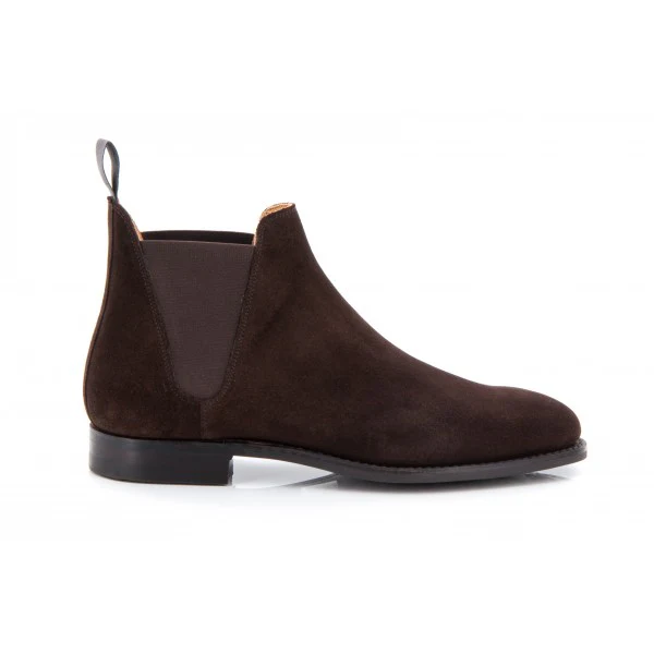 CROCKETT AND JONES - CHELSEA 8 SUEDE BROWN