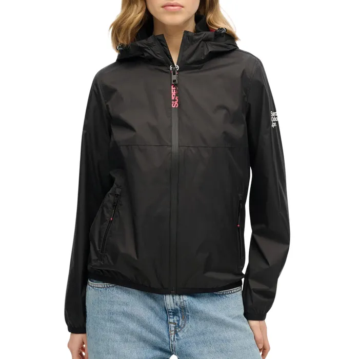 Superdry Hooded Logo Windbreaker Jas Dames