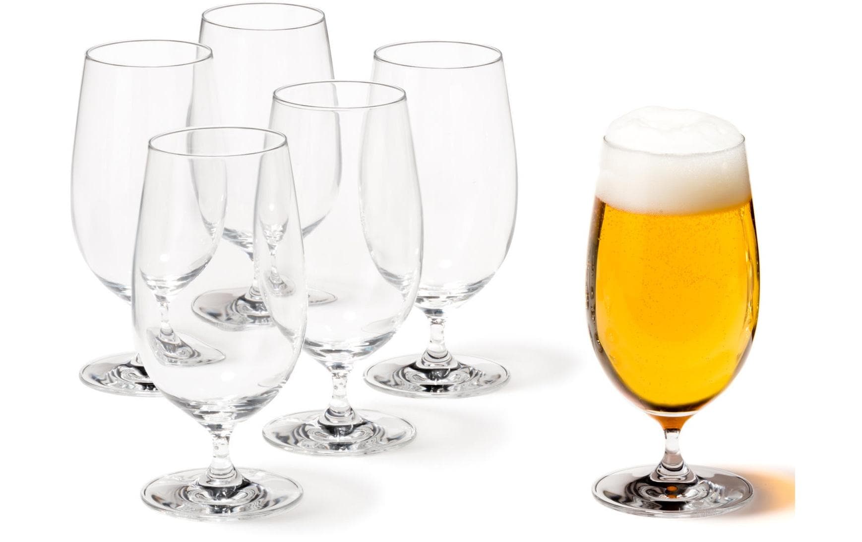 Bierglas Ciao+ 300 ml, 6 Stück, TransparentWiderstandsfähige Biergläser für den Alltag