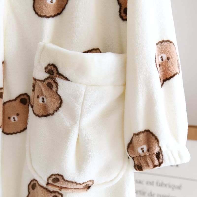 Dogini - Pyjamajas met bijpassende berenprint (verschillende ontwerpen)
