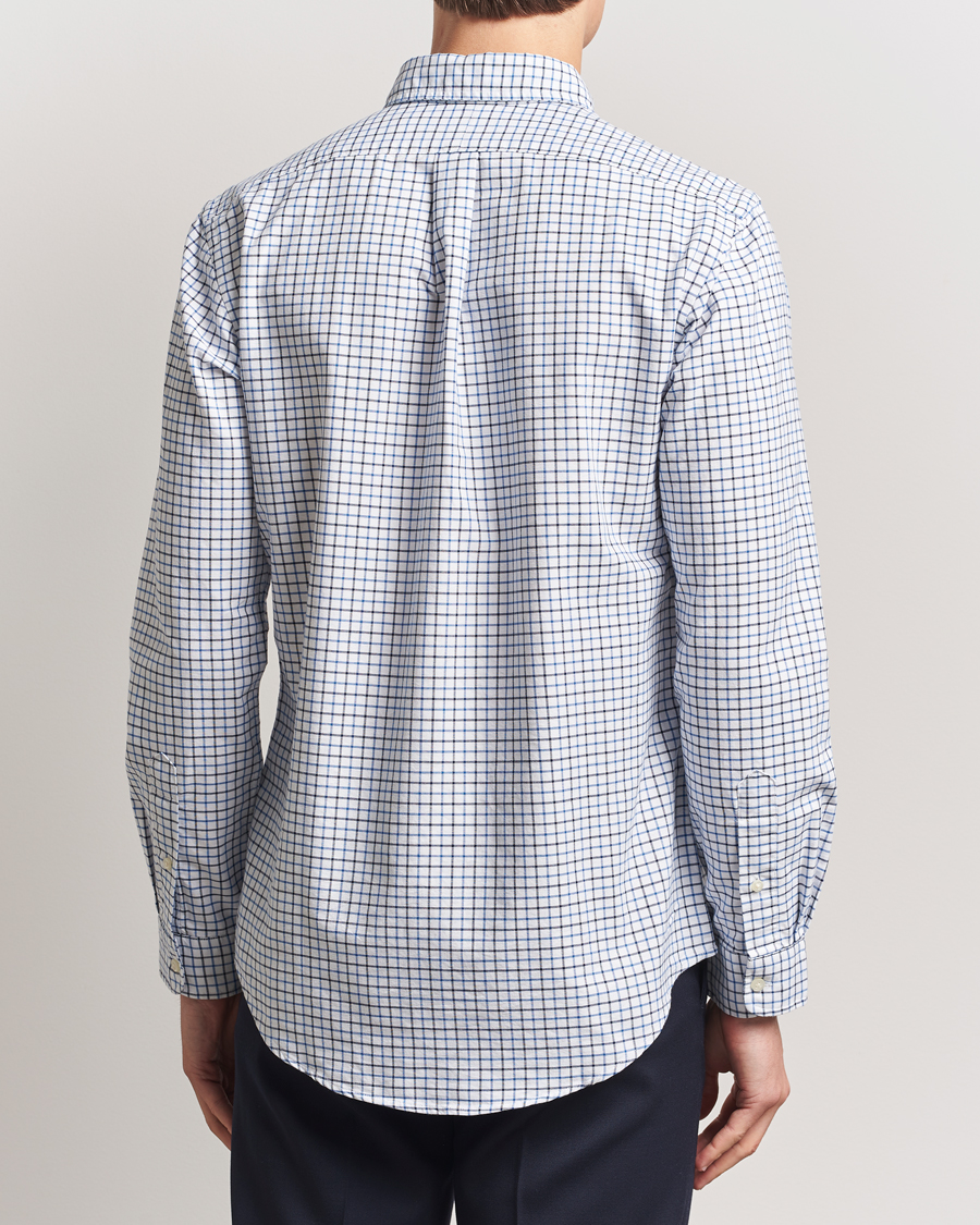 Polo Ralph Lauren Custom Fit Checked Oxford Shirt White/Blue Multi