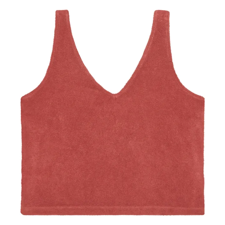 SMALLABLE BASICS Débardeur Femme éponge | Terracotta