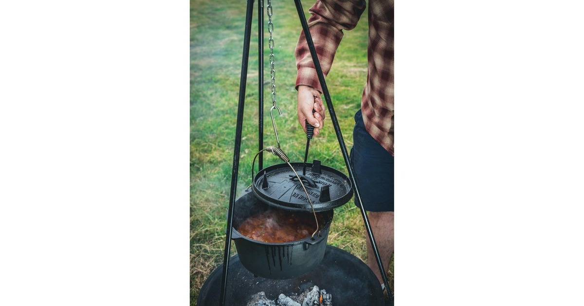 The WindmillDutch Oven 9 qt kookpan  (Zwart, Ø 31.5 cm | 8.5 liter, Tweedekans)