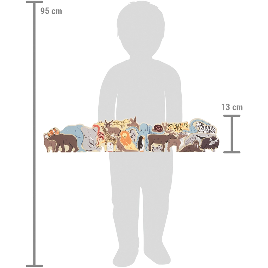 small foot® Buchstabenpuzzle Tiere