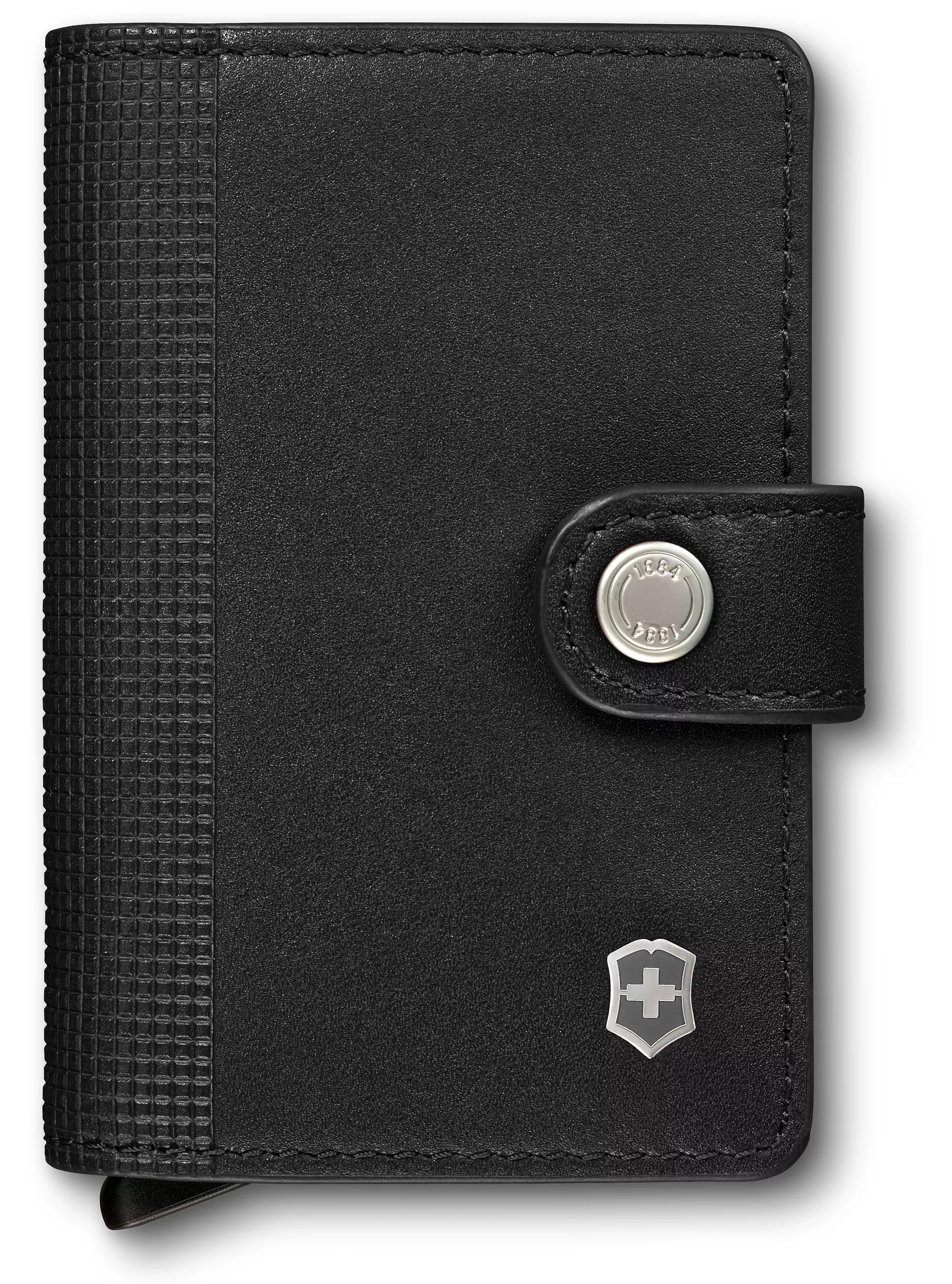 Altius Secrid Leather Card Wallet-schwarz