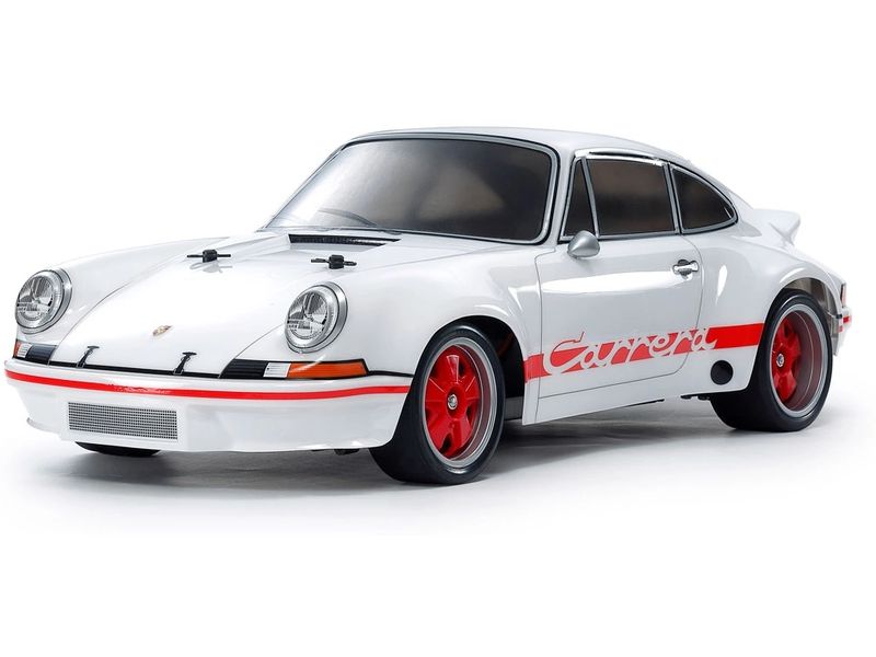Tamiya Porsche 911 Carrera RSR 2.8 White Bausatz, 1:10, 4WD 2WD On-Road Modell Bausatz